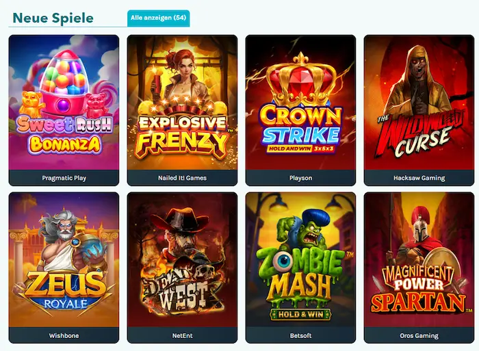 Wetten & Spiele games